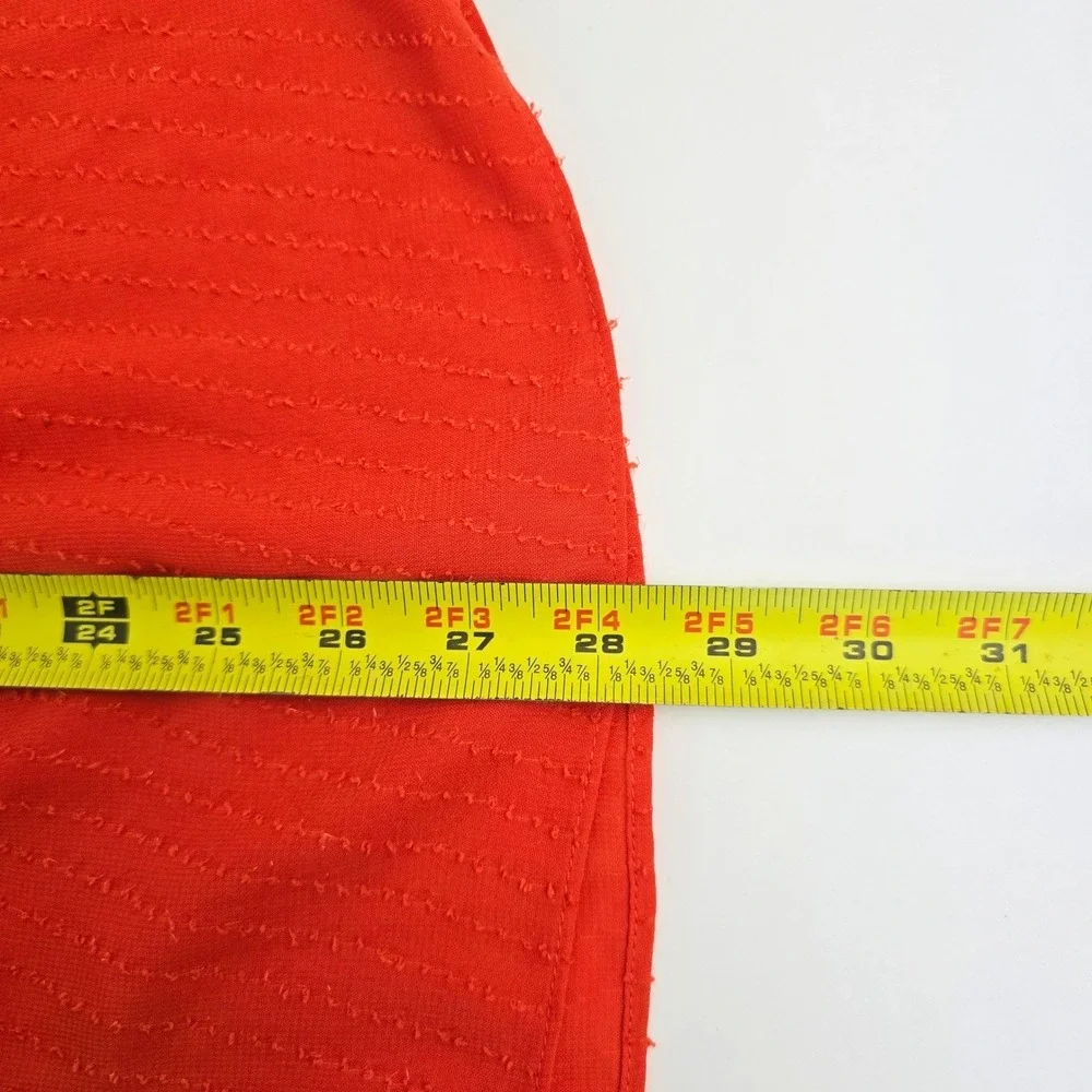 Michael‎ Kors Sleevless V-neck Gathered Front Top Orange 1X